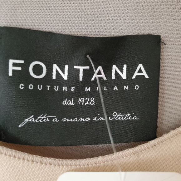 NWT $2390 Fontana two tone dress - Picture 6 of 7